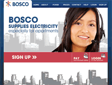 Tablet Screenshot of bosco.co.nz